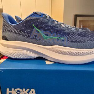 Men's HOKA Mach 6 Road-Running Shoes Lace Up 1147790-DHN Size 13 NEW